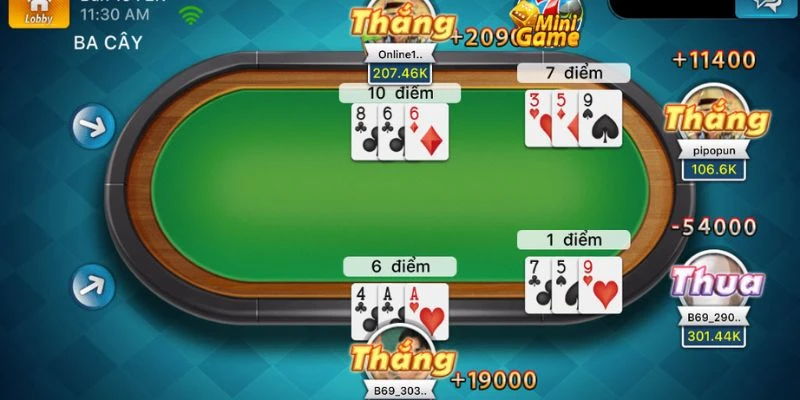 Cách tính điểm bài 3 cây