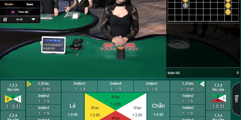 Làm sao có cách chơi Fantan để thắng đều qua nhiều ván?