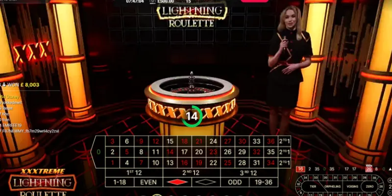 Cách chơi Lightning Roulette nào giúp thắng đều đặn?